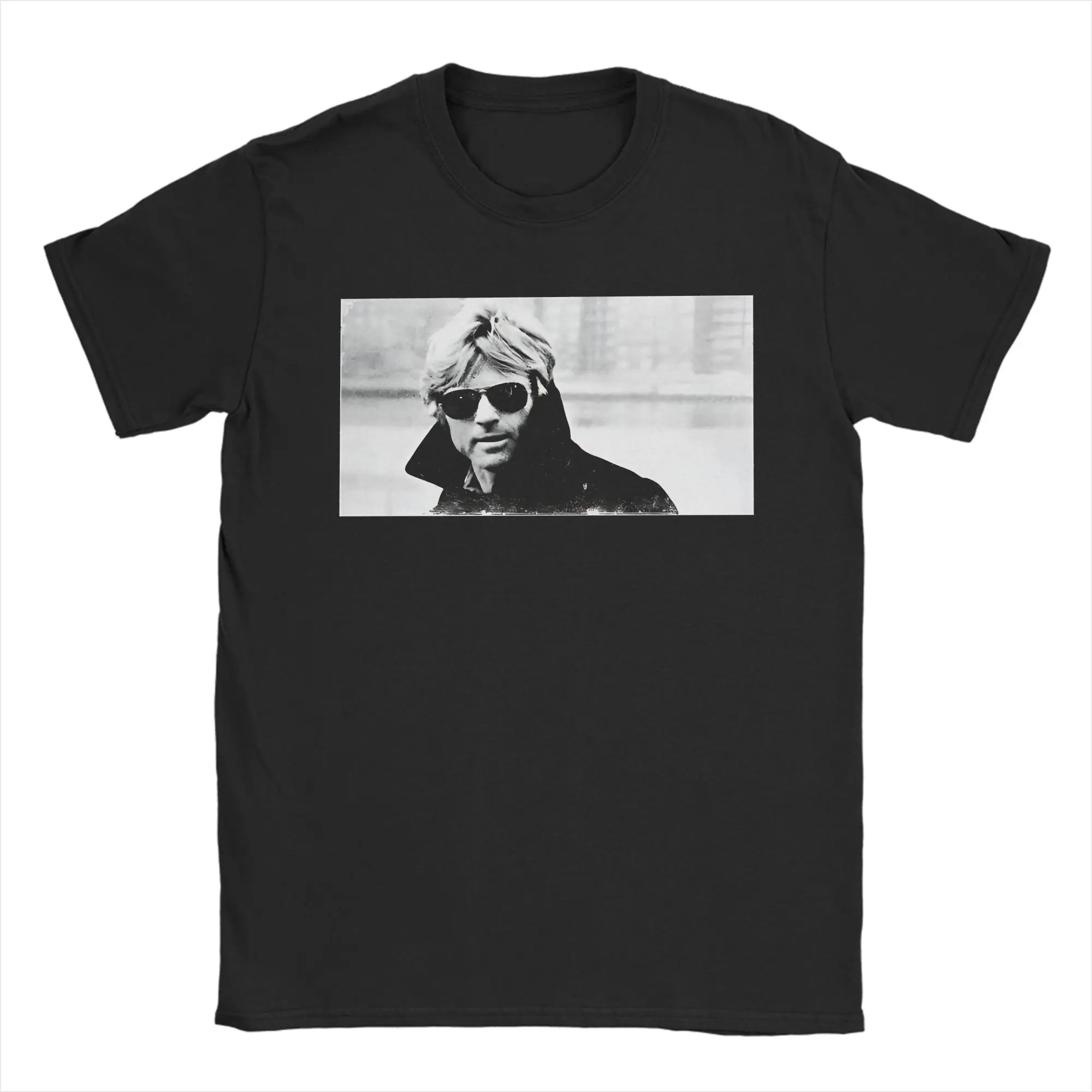 روبرت ريدفورد ليجيندز لا يموت فيلم ستار الراحة في السلام تي شيرت الرجال القطن تي شيرت الصيف س الرقبة تي شيرت المتضخم بلايز #1