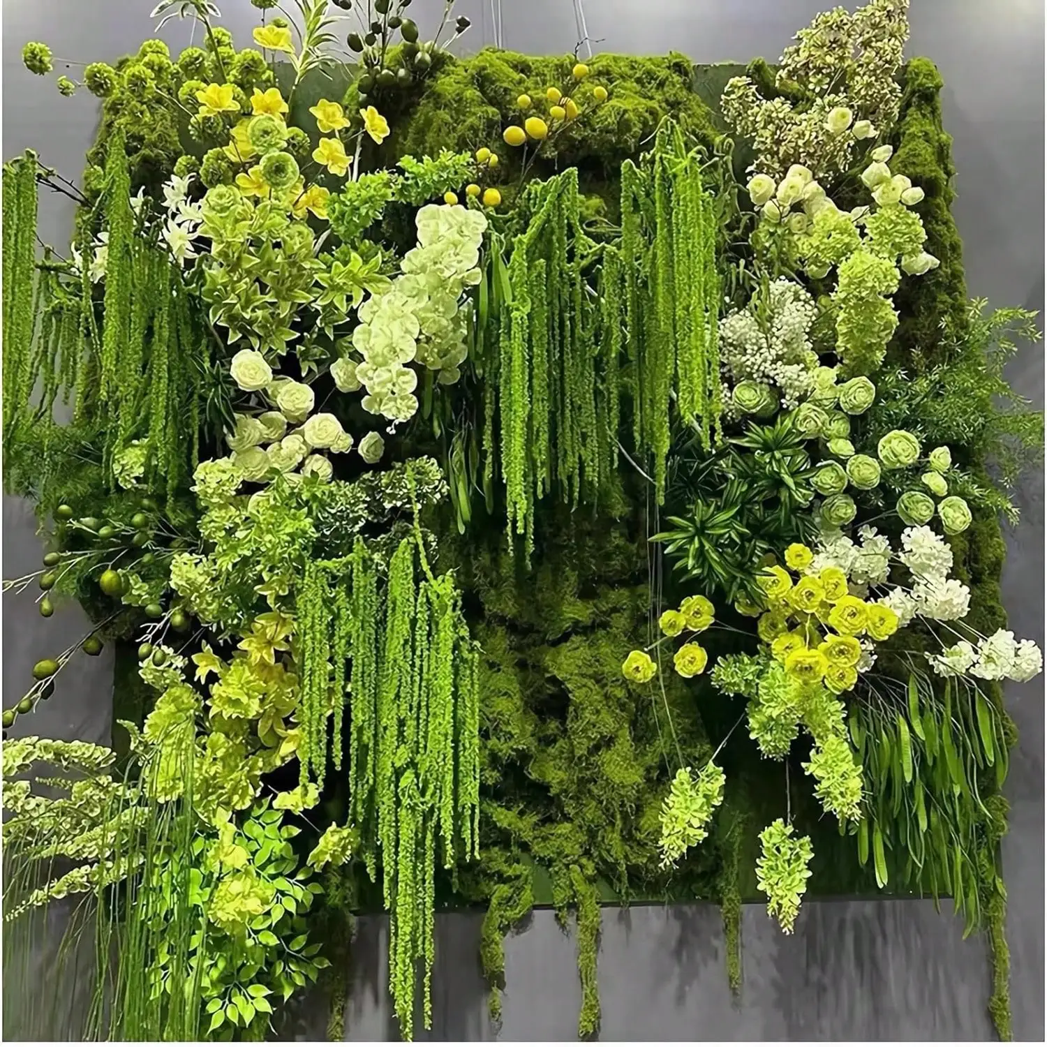 Seiden-Kunstpflanzen-Girlande für Hochzeitskranz, Bogen, Festival, Rattan-Girlande, Hof, Zuhause, Zimmer, Tischdekoration, Outdoor-Garten, DIY-Geschenkbox – Detail 9