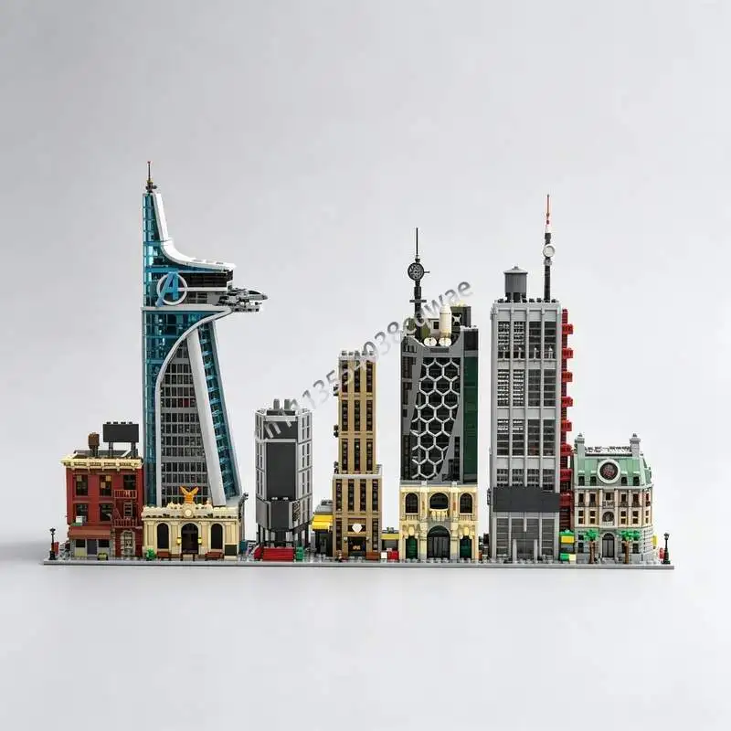 1300PCS Grand Central Terminal MOC Model Custom Puzzle Architecture DIY Assembly Creative Building Blocks Toy Collection Gifts view 5