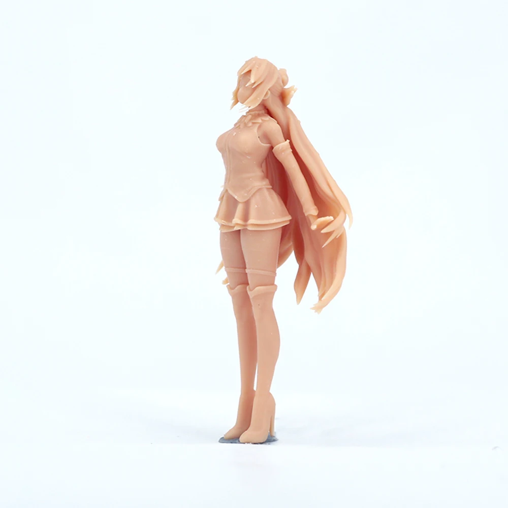 1/64 Figure Long-Haired Beauty 1:43 1/35 Graceful Beauty Model Miniature Need To Be Colored By Yourself