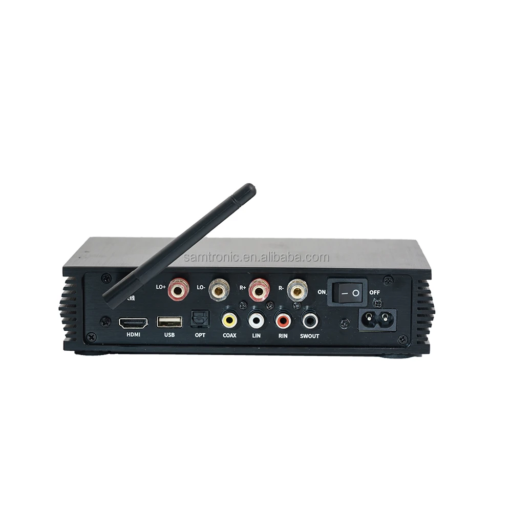 Samtronic TPA3116 200W Class D for Bluetooth Amplifier with USB DAC IR Remote Sub Output SM6118 for Receivers & Amplifiers