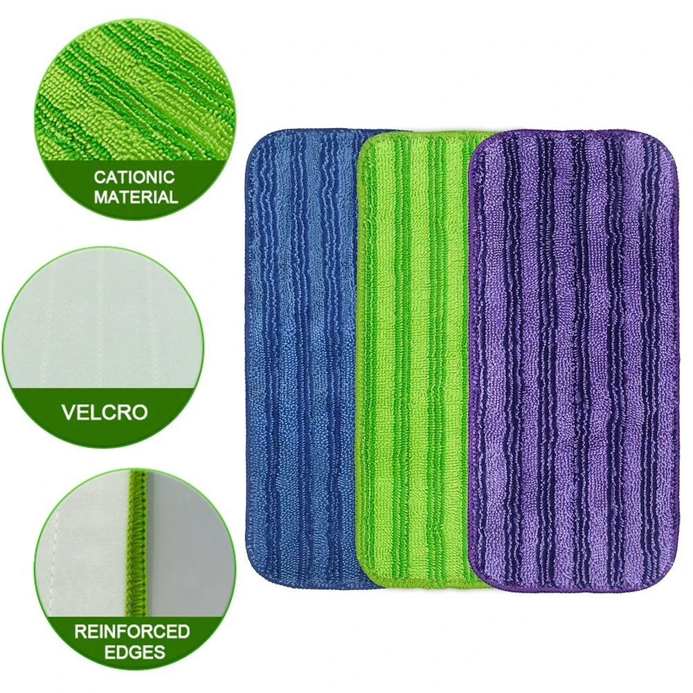 

3/6 PCS Microfiber Cloth Mop Pads Refills Reusable Replacement For Swiffer For Wet Jet Mop Pads Vacuum Cleaner Home Appliance