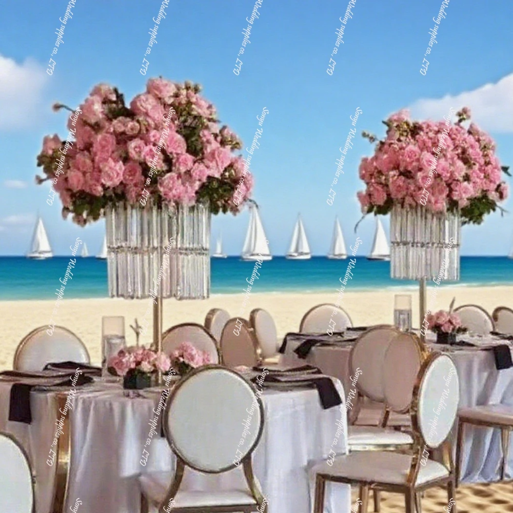 

5pcs/10pcs)60-120cm)Chandeliers Centerpieces Candelabra Centerpieces Flower Stand Wedding Table Decoration