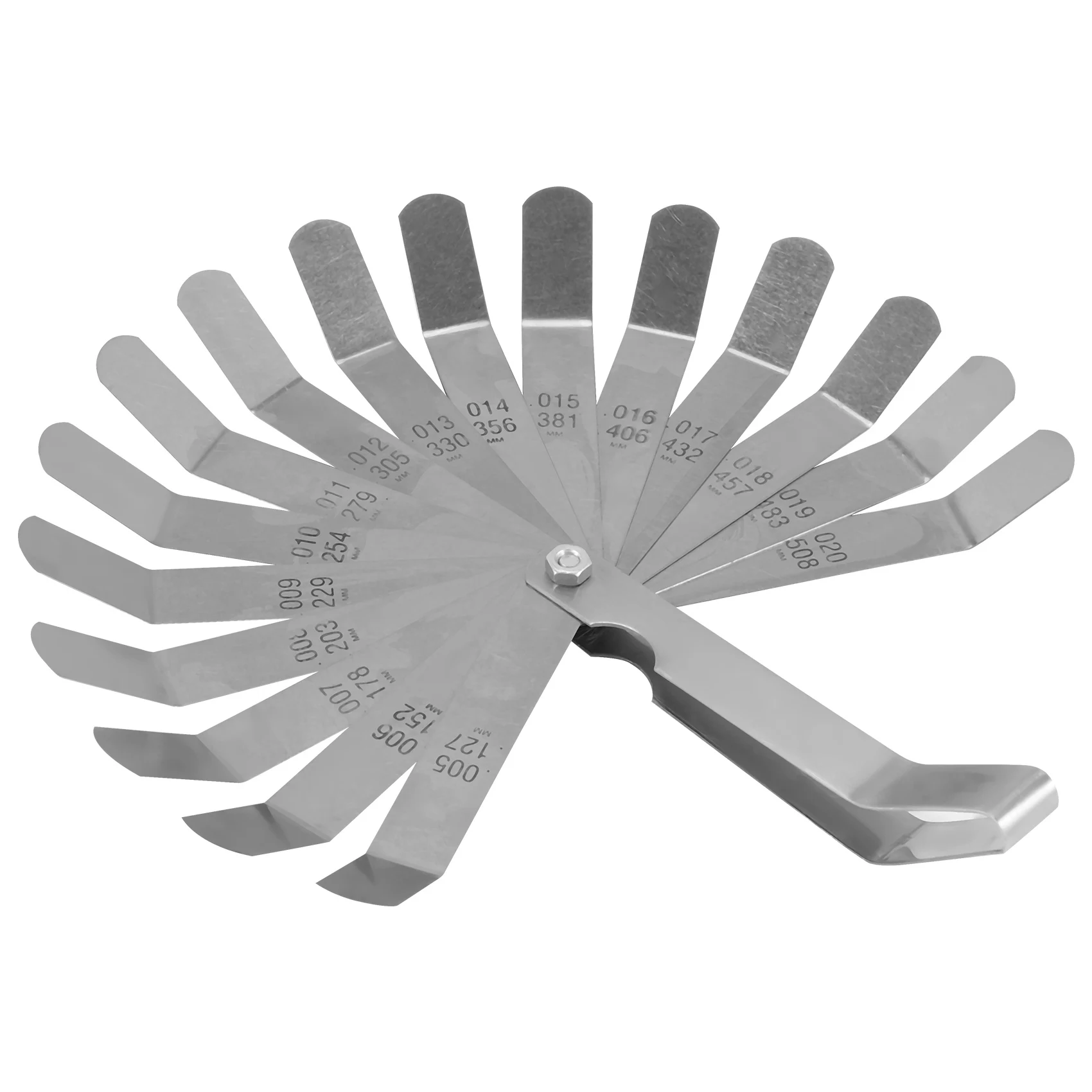 

AEF2-3 шт. Винт клапана двигателя Регулировочный гаечный ключ Инструменты для регулировки зазора клапана + щуп 0,005–0,20 дюйма