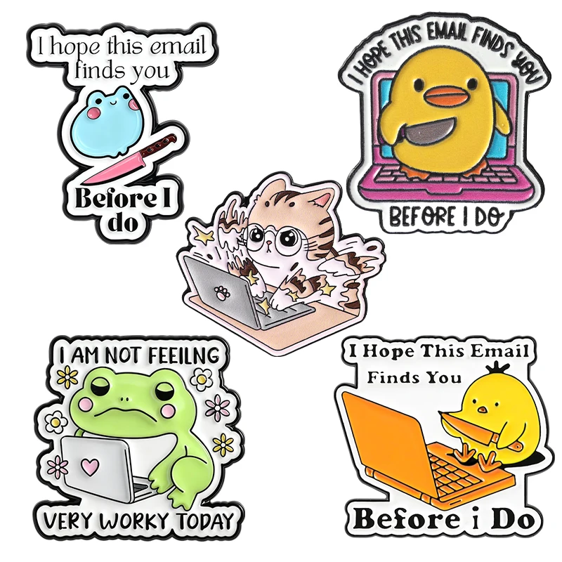 2-5 stks/set Cartoon Pins Zwar - Jewelry Making Journal recensie en prijs