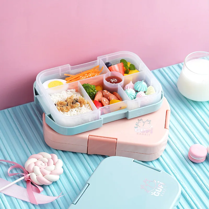 Lunch Bag Children's Lunch Box Microwave Oven Heating Student Lunchbox Split Lunch Box Lunch Bags for Kids