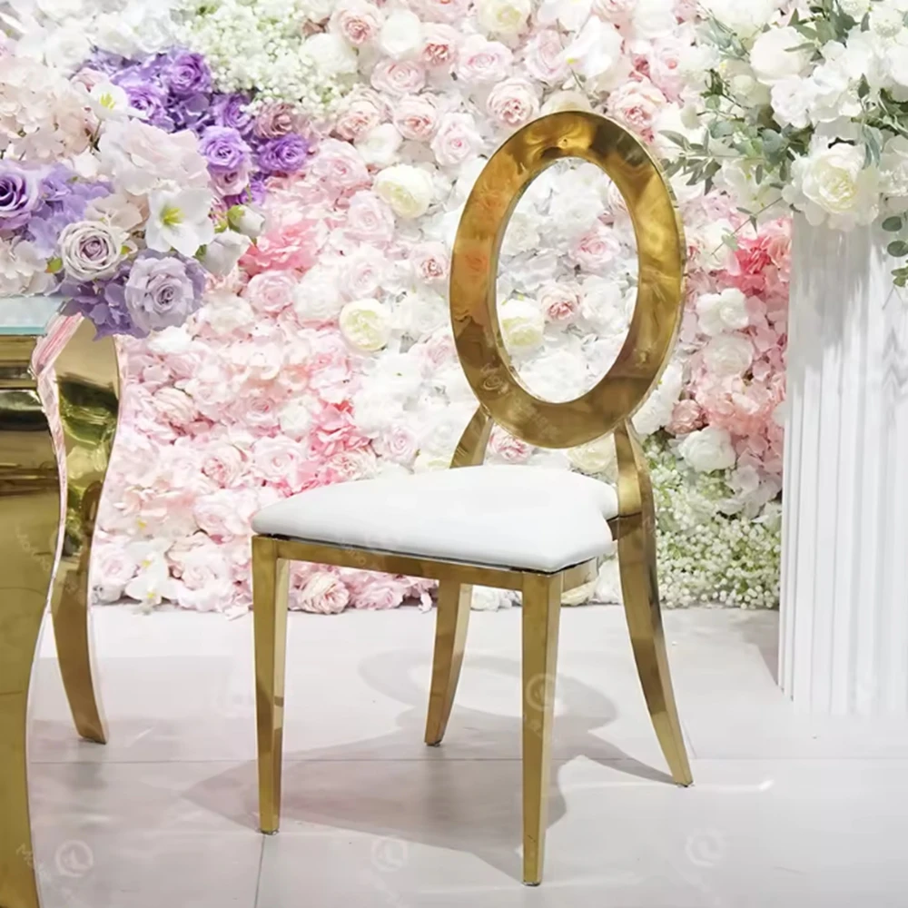 

24pcs)f30 Chair for Wedding Event Couple Wedding Chair Bride and Groom Chairs Gold