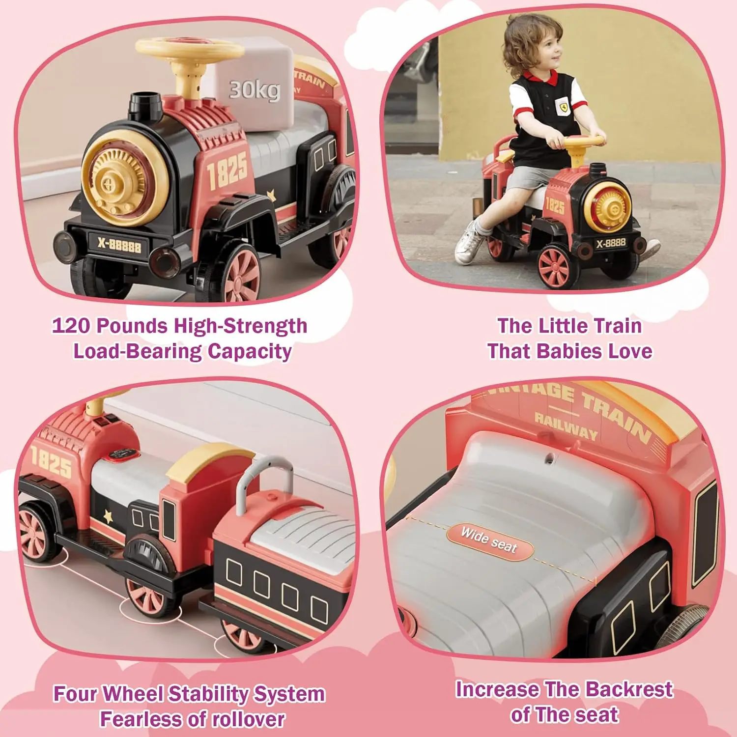 Voiture électrique pour enfants, jouets 12V pour tout-petits de 1 à 3 ans, voiture pour bébés avec télécommande, Carros eléctricos para niños avec M