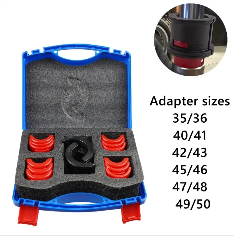 

Universal Motorcycle Bike Fork Seal Driver Tool Kit 14Pcs Installer Driver Set 35/36 40/41 42/43 45/46 47/48 49/50MM Adapter