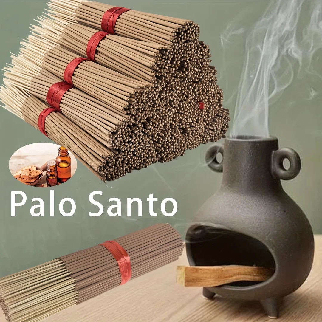 Wholesale Peruvian Sacred Wood Premium Incense Sticks, 8.66 Inch Size, Made from Incense Powder, Palo Santo Scent, Suitable for Home, Office, Yoga, Meditation, after Meals, Reading, Music, Long-Lasting Fragrance