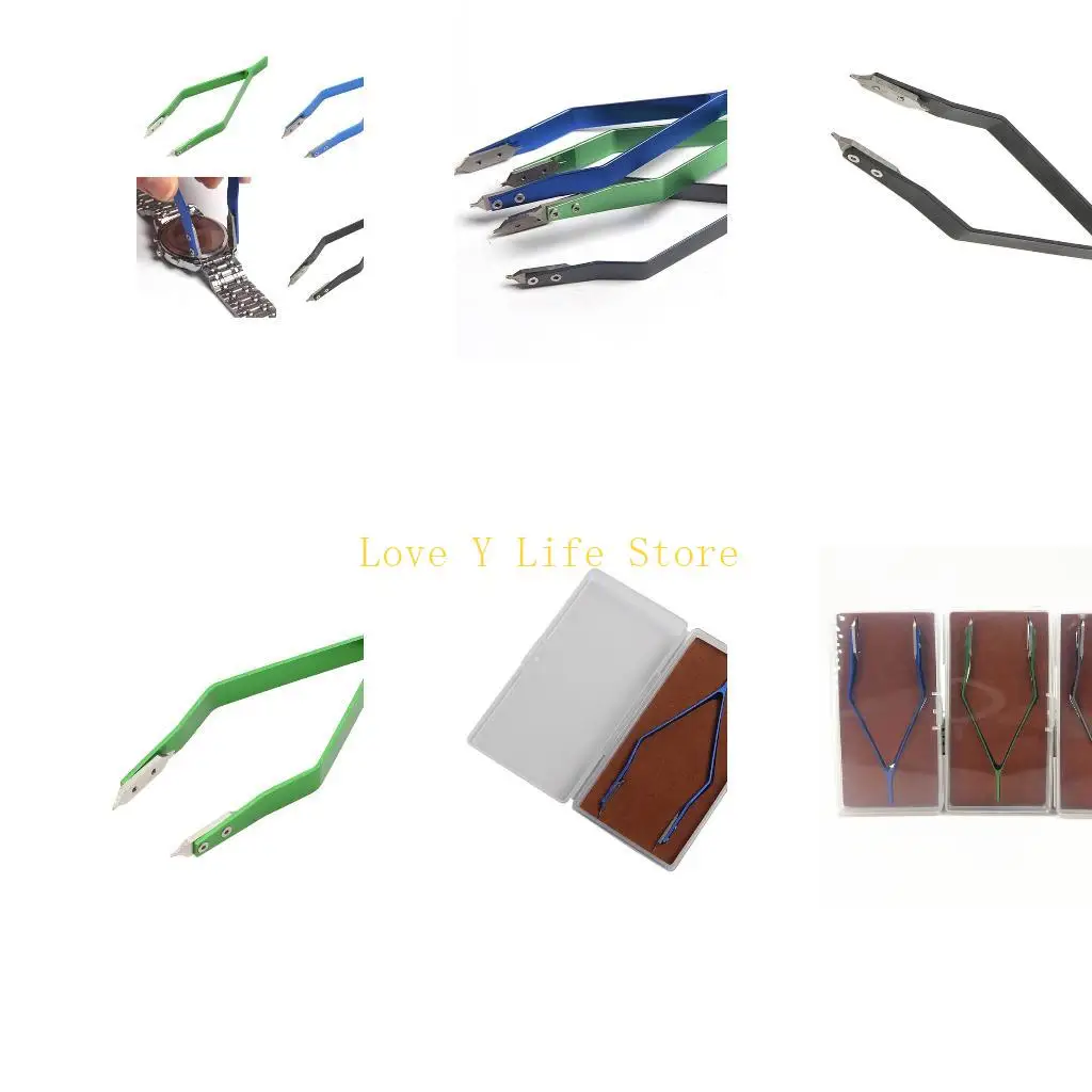 

L74C Эргономичные плоскогубцы с пружинными стержнями из нержавеющей стали для ремонта часов и любителей DIY