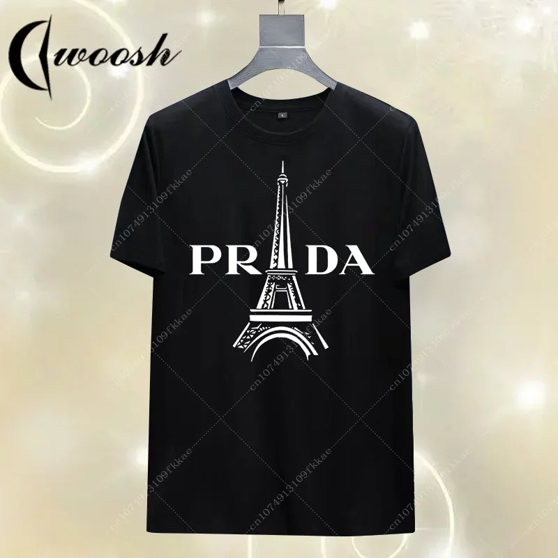 

Summer Fashion T-Shirt Man Women Short Sleeve T Shirts for Kid Luxury Brand Cotton City Print Tshirt Lady Soft Tee Tops Clothes