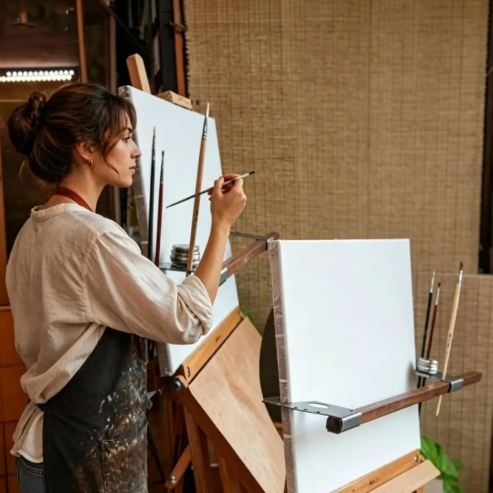 New Adjustable Easel Hand Rest Support Bar Gravity Design Stable Support Hand Rest Self-Locking Support Mahlstick Painting