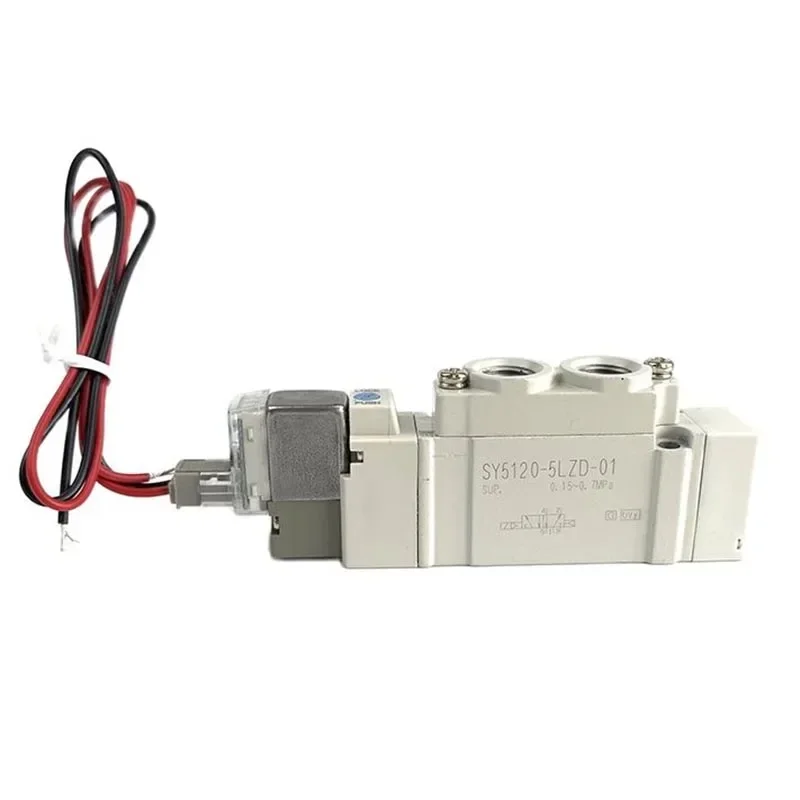 

GOGO pneumatic solenoid valve SY3320-3LZ-C4 3 position closed center 5 way electromagnetic solenoid valve smc