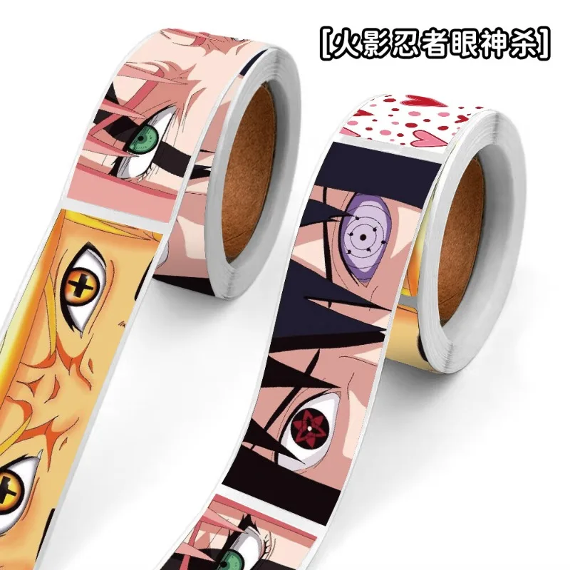 New NARUTO Uzumaki Naruto Hatake Kakashi Roll Creative Personality Sealing Sticker DIY Hand Ledger Mobile Phone Case Sticker - view 3