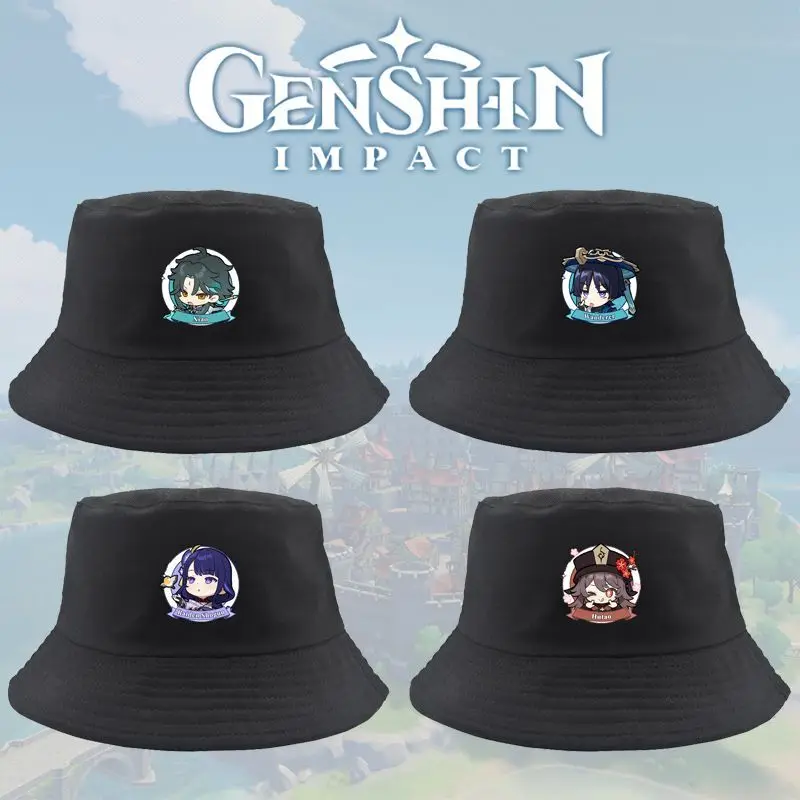 

Game Genshin Impact Yae Miko Tartaglia Cosplay Peaked Cap Outdoor Sun Protection Pure Cotton Ambitus