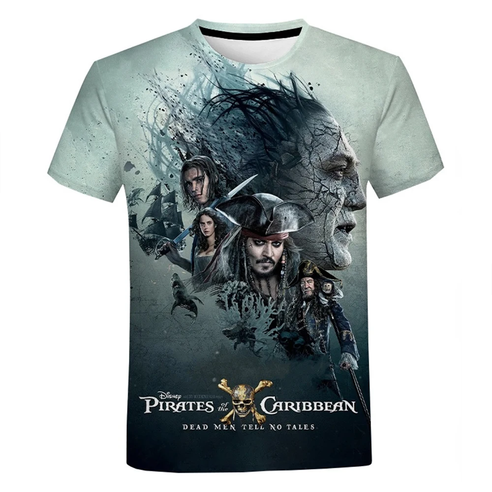 2026 Karibik-Piraten 3D-gedrucktes T-Shirt für Herren und Damen – Modisches Freizeit-Streetwear für den Sommer – Detail 6