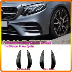 메르세데스 벤츠 E 클래스 W213, C238, S213, 프리 페이스리프트 AMG 2016-2020, 외부 바디 사이드, 프론트 범퍼, 립 트림 커버 스티커