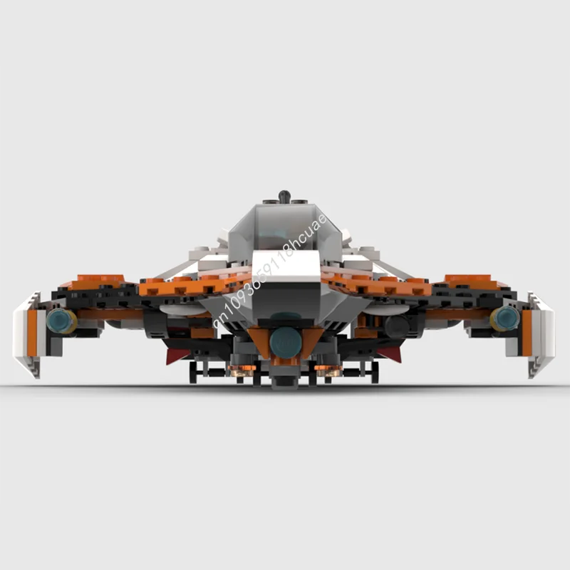 365pcs MOC mars schip nan Model Building blocks creative Kids Assemble Modular idea Birthday toys Christmas gifts