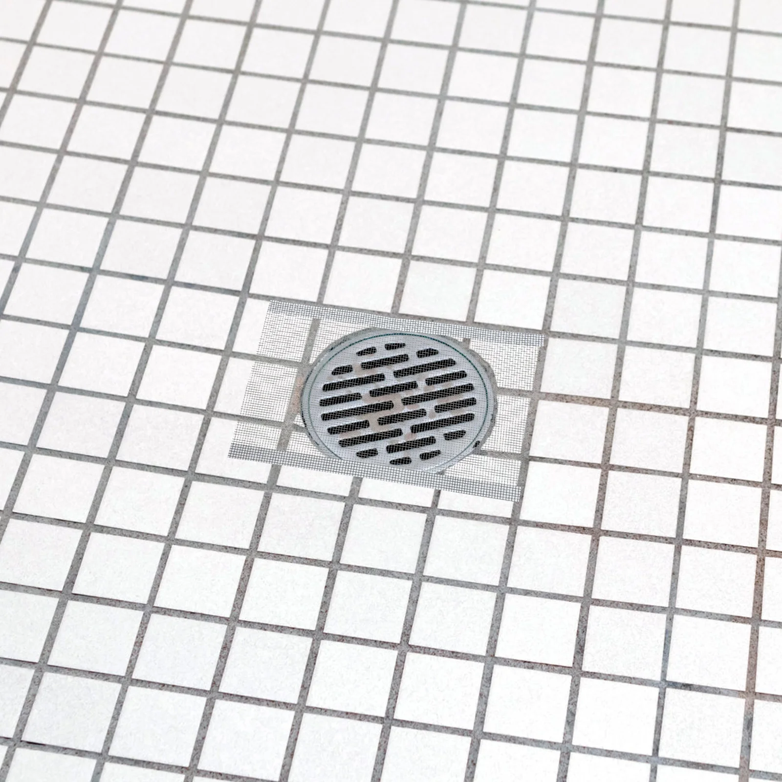

Shower Drain Hair Catcher Disposable Mesh Cover Long DIY Length Fits All Drains Easy Install Remove Maintain Clean