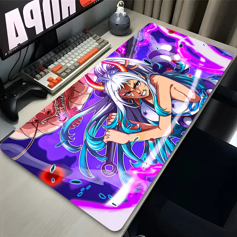 

Коврик для мыши XXL, большой игровой коврик для клавиатуры, нескользящий резиновый коврик-мат, цельный коврик Yamato для стола, аксессуары для ПК, геймерский коврик для мыши