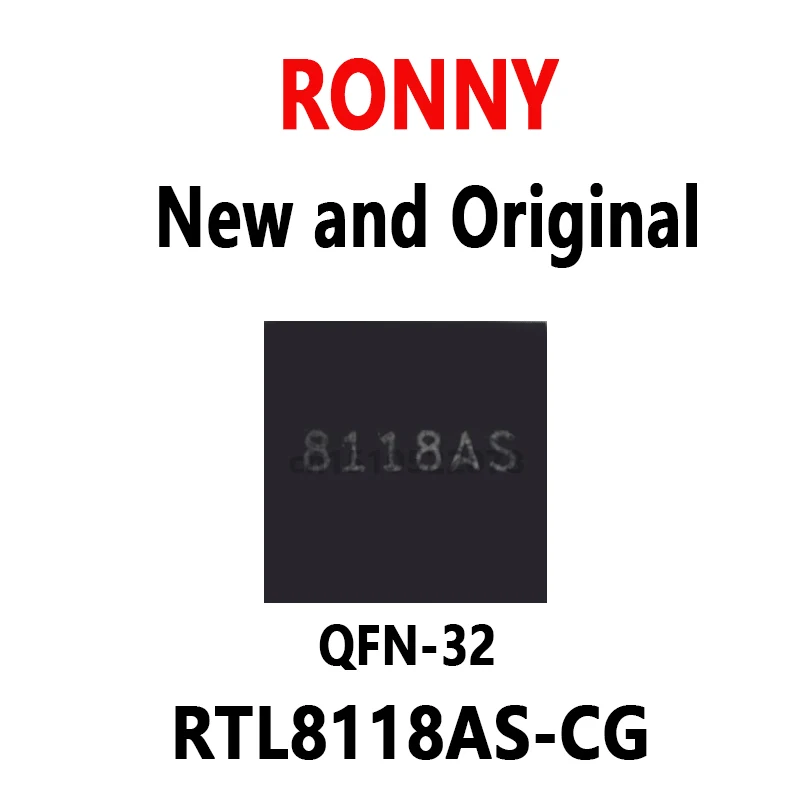 

5PCS New and Original RTL8118AS-CG 8118AS QFN-32 RTL8118AS