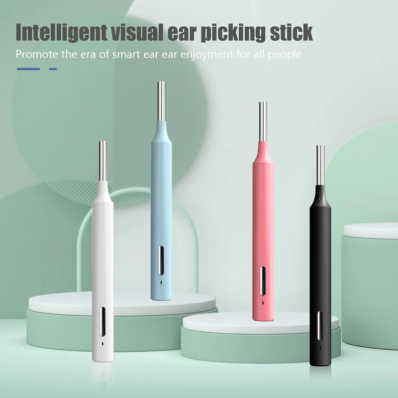 

Wireless WIFI Ear Otoscopio Camera Intelligent Visualization Ear Scoop Medical Use High Resolution Glow Cleaning Ear Canal Tools