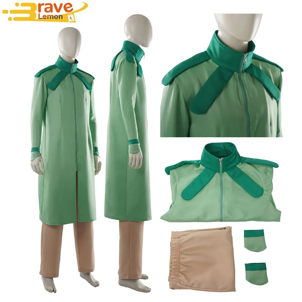 

Steven Steel Cosplay Costume Top Pants Anime Bizarre Adventure Roleplay Clothing for Men Male Halloween Carnival Party Suit