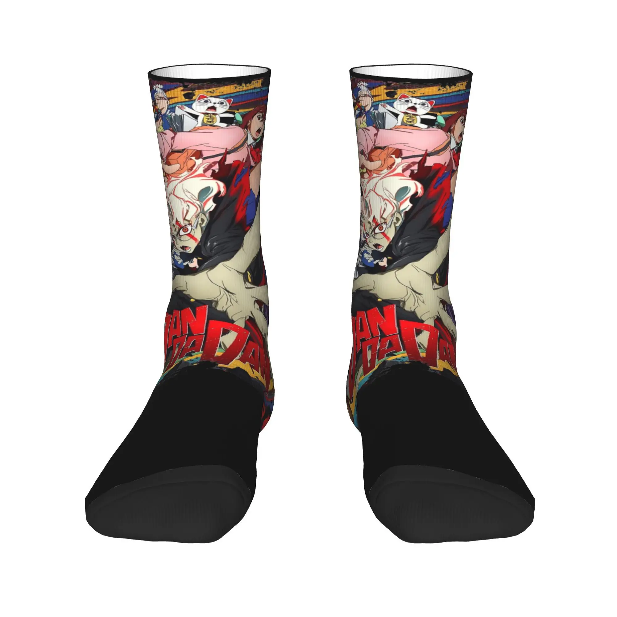 Home Dress Men Women Crew Socks Aesthetic Dandadan Manga Outfit Super Soft Okarun Non-slip Socks