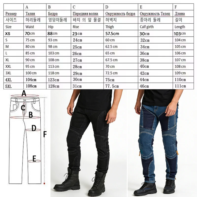 Men Summer Kevlar Motorcycle Jeans Abrasion Resistant Mesh Breathable Dirt Bike Riding Trousers Durable Protective Gear Black