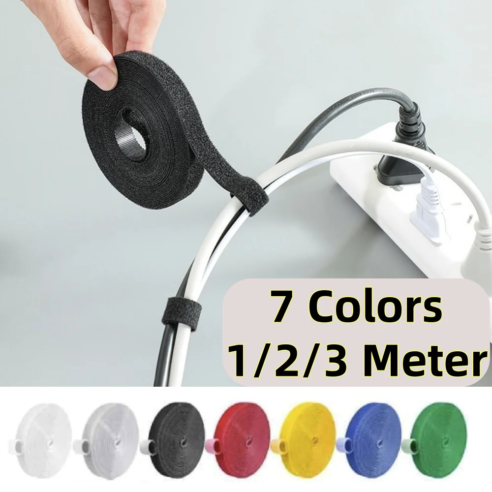 Of Tearable Data Cable Storage Back-to-back Tie Nylon Self-adhesive Hook And Loop Plant Strap Multi-purpose Strap