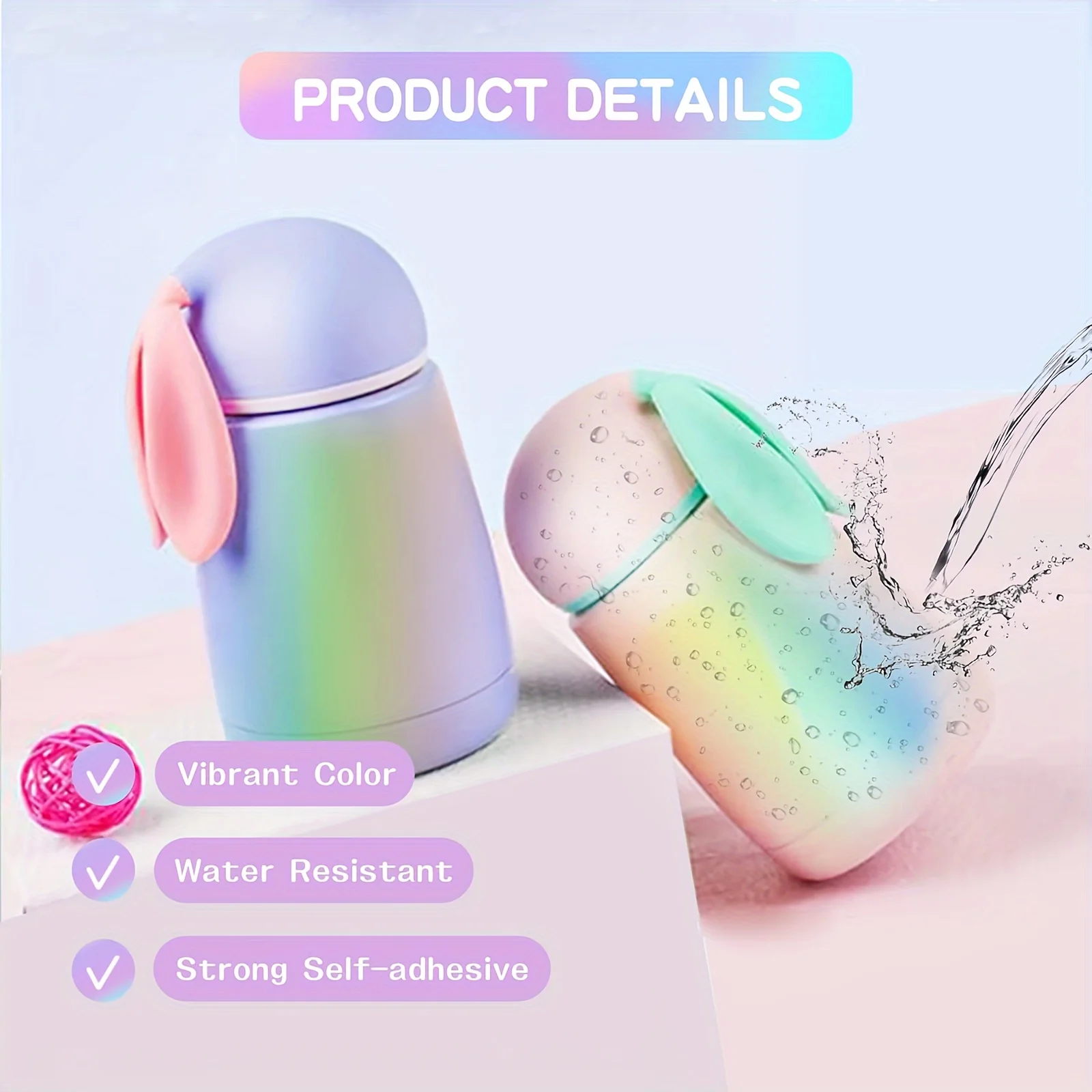 20/40 Sheets A4 Clear Holographic Cold Lamination Film Mixed Styles Waterproof Self-Adhesive Vinyl Sticker Paper 8.3x11.7 Inch