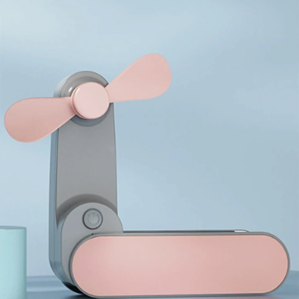 GOB-oPersonal Fan مراوح USB محمولة قابلة لإعادة الشحن بسرعتين، تبريد قابل للتعديل، تشغيل هادئ صغير