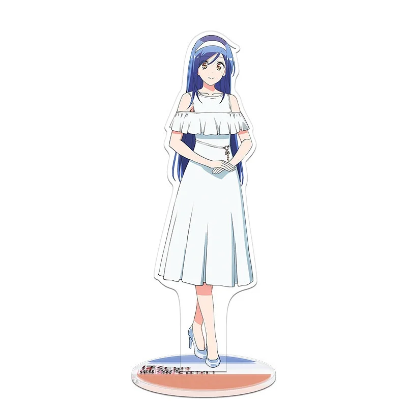 We Never Learn: BOKUBEN 2nd Season Anime Fumino Furuhashi Rizu Ogata Uruka Takemoto Acrylic Figure Stand Keychain Toys Gifts