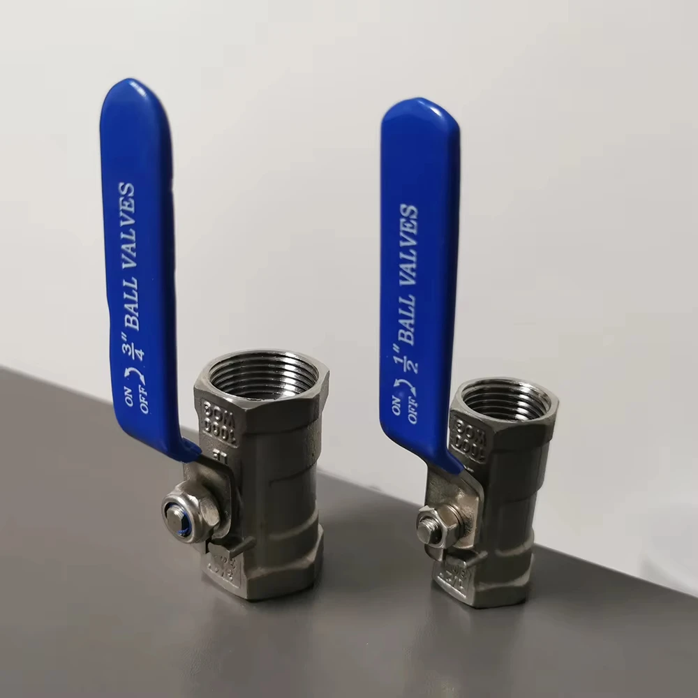 

1 шт. S304 трубный шаровой кран из нержавеющей стали с внутренней резьбой, санитарный шаровой кран ВКЛ-ВЫКЛ, виниловая ручка, резьбовые клапаны