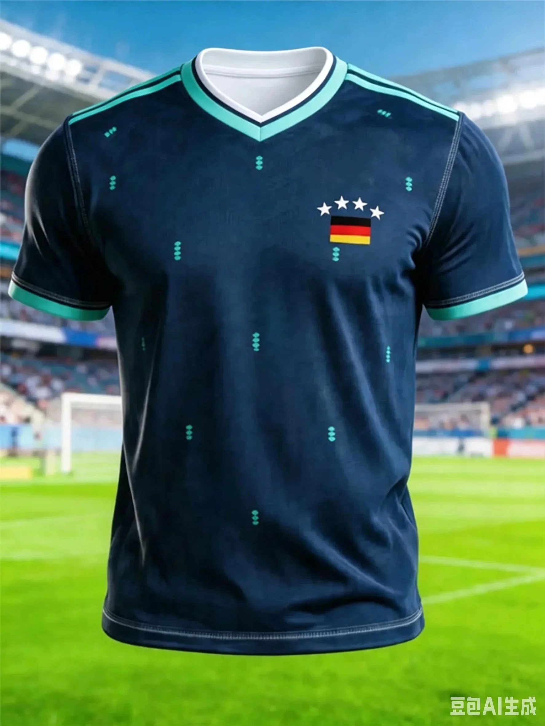 Neues Deutsches Bestseller-Fußballtrikot, Schnell Trocknend Komfortabel Atmungsaktiv Sport-Freizeit Familien-Kinder-T-Shirts – Detail 4