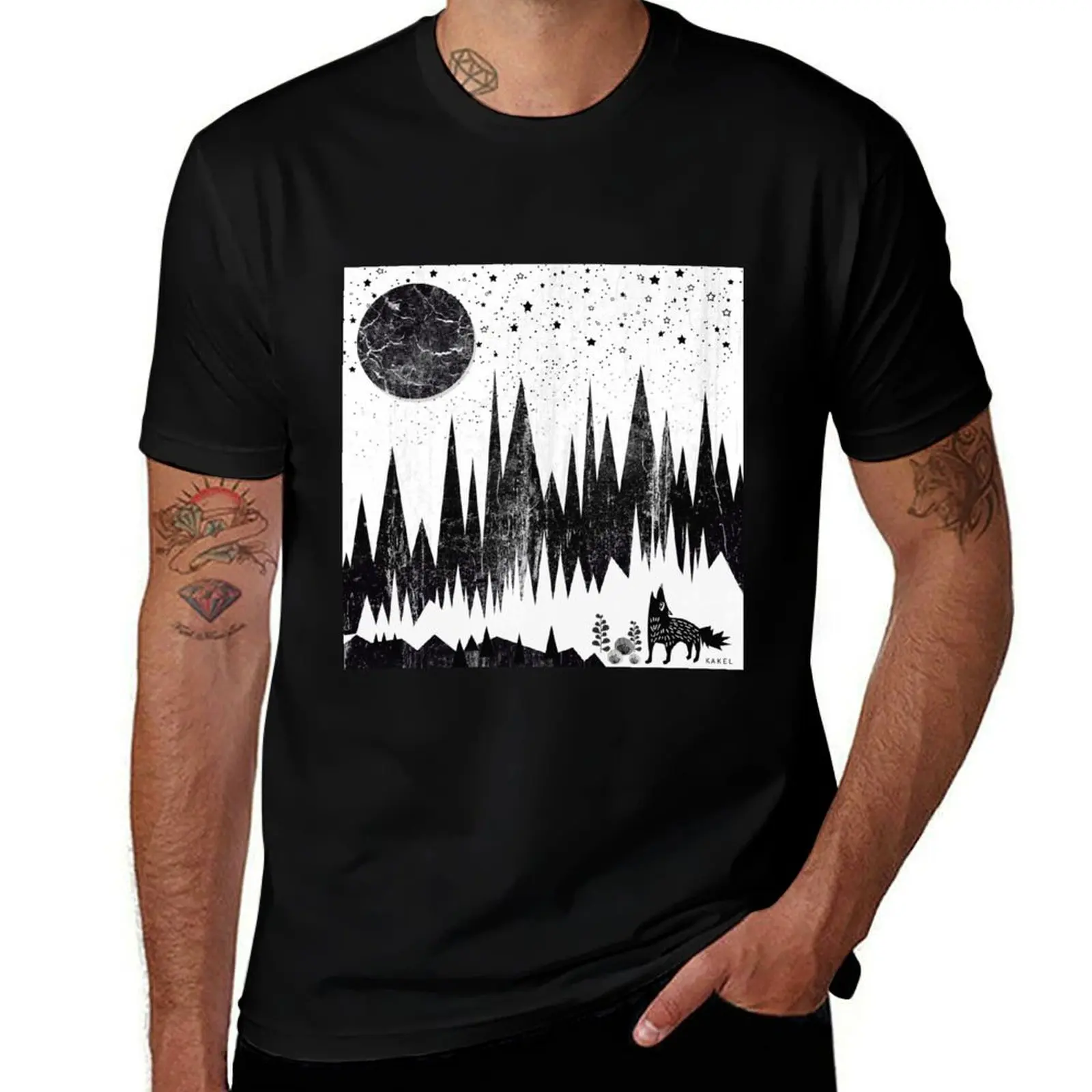 Moonshine T-Shirt Fashion Letter Print T-Shirt