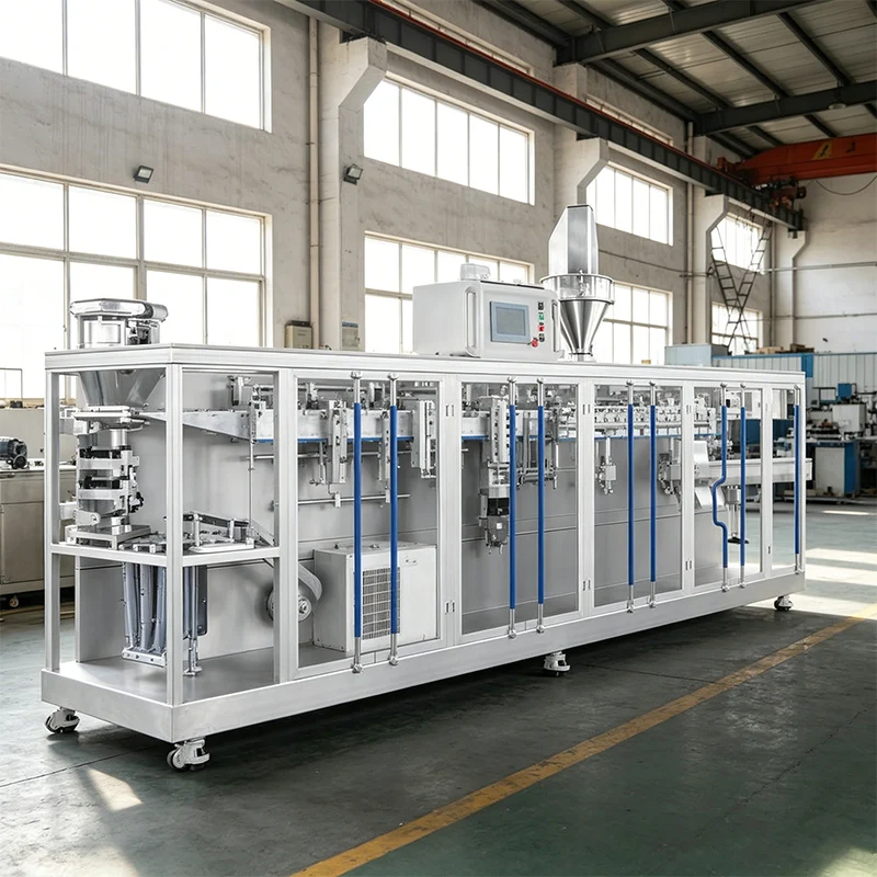 Fully Automatic Food Chocolate Candy Biscuit Carton Packer Box Packing Machine Horizontal Cartoning Machine Customized