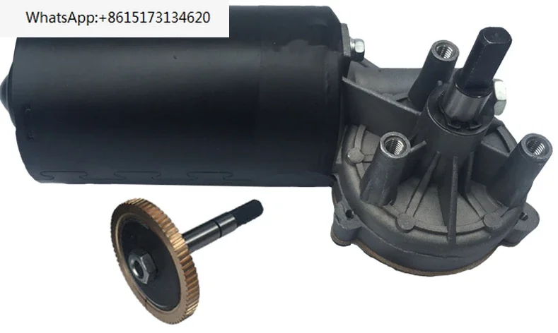 

Reducer high-power worm gear reducer motor 12v80w garage door rolling gate worm gear reducer.