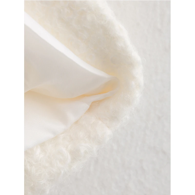 الخريف الشتاء سترة المرأة مزدوجة الصدر معطف قصير 2025 موضة جديدة شارع العليا بسيطة سترات جديدة غير رسمية ملابس خارجية #6