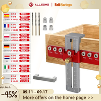 Cabinet Hardware Jig, Punch Locator Drill Guide for Knob Handles Pulls Cabinet Template Tool for Drawer Cabinet Installation