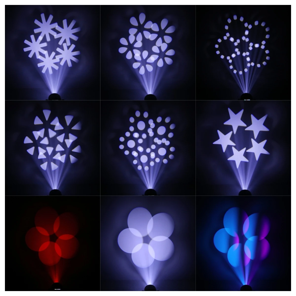 LED 6x15 واط RGBW شعاع + غسل ستة عيون النحل DMX512 المرحلة تأثير الإضاءة جيدة ل ديسكو DJ حفلة KTV أرضية الرقص النوادي والزفاف