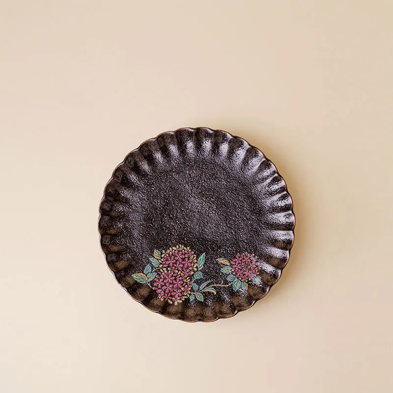 

Подставка для чайника Cloud Cavi Bla Zhiye: Декоративная подставка для дома, сухая пенная подложка, поднос в форме лепестка, шелковая вышивка, цветочный узор