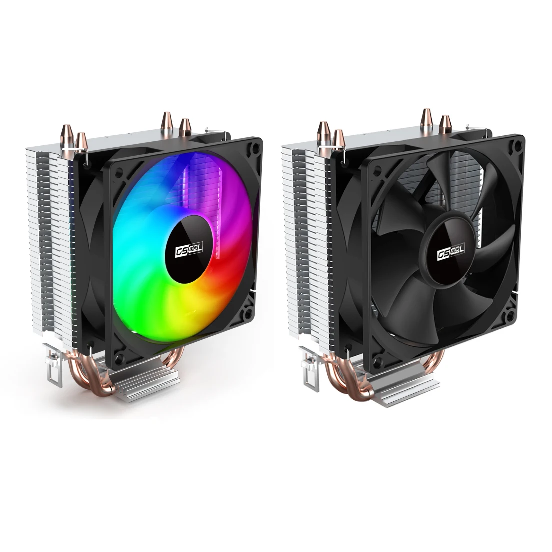 GSCOOL G-200C 2Heat Pipe Air-cooled Radiator 90mm Fan CPU Cooler For LGA115x 1700 1200 AMD AM5 AM4