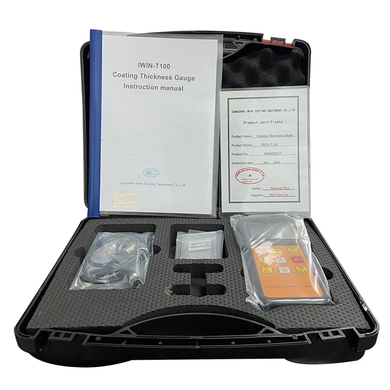 2026High-Precision Metal Magnetic/Eddy Current Coating Thickness Gauge Physical Measuring Instrument for Paint Electroplating