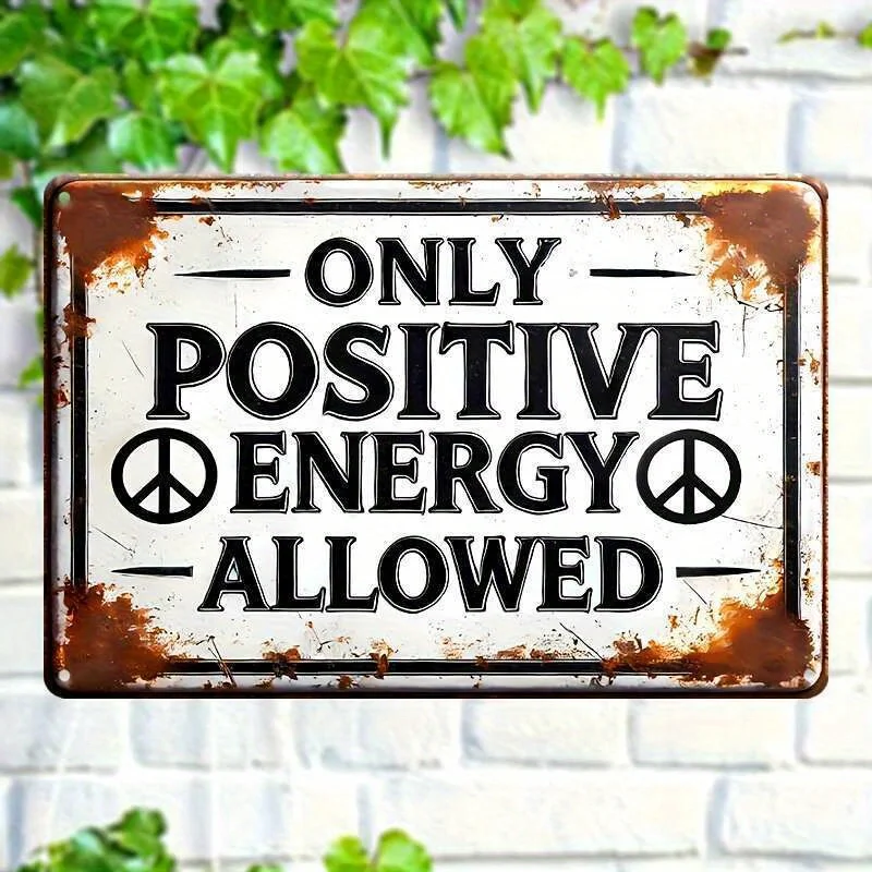 Vintage Style Decorative Iron aluminum Sign 