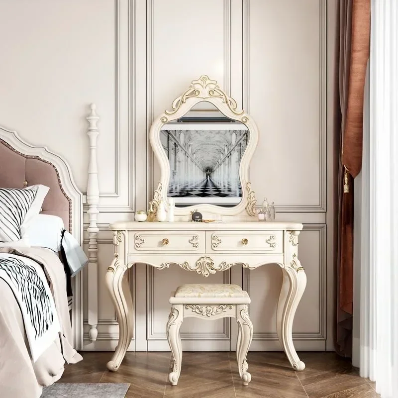 

L Dressing Table Makeup Vanity Dressers For Bedroom Makeup Vanity Desk Organizer Treasure Chest Girls Tocadores Comfortable Tabl