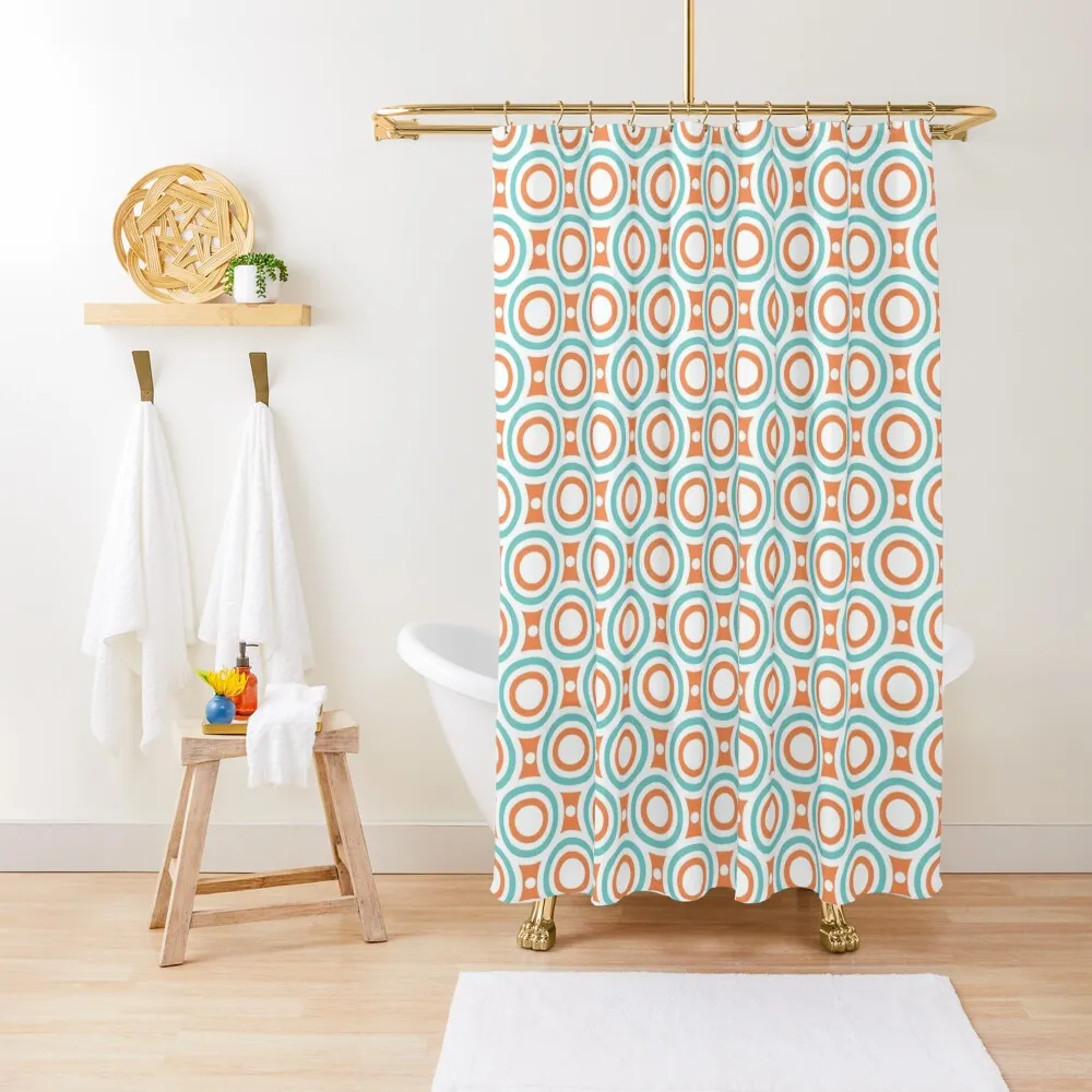 

Retro 1970's Style - Vintage Seventies Pattern Shower Curtain Bathroom Shower Set Bathroom Showers Cute Shower Curtain