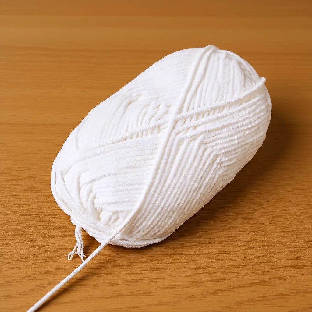 

50G Milk Cotton Yarn Ideal for Wet Felting Spinning Weaving Knitting Crochet Warm Soft Yarn for DIY Crafts Winter Wear White