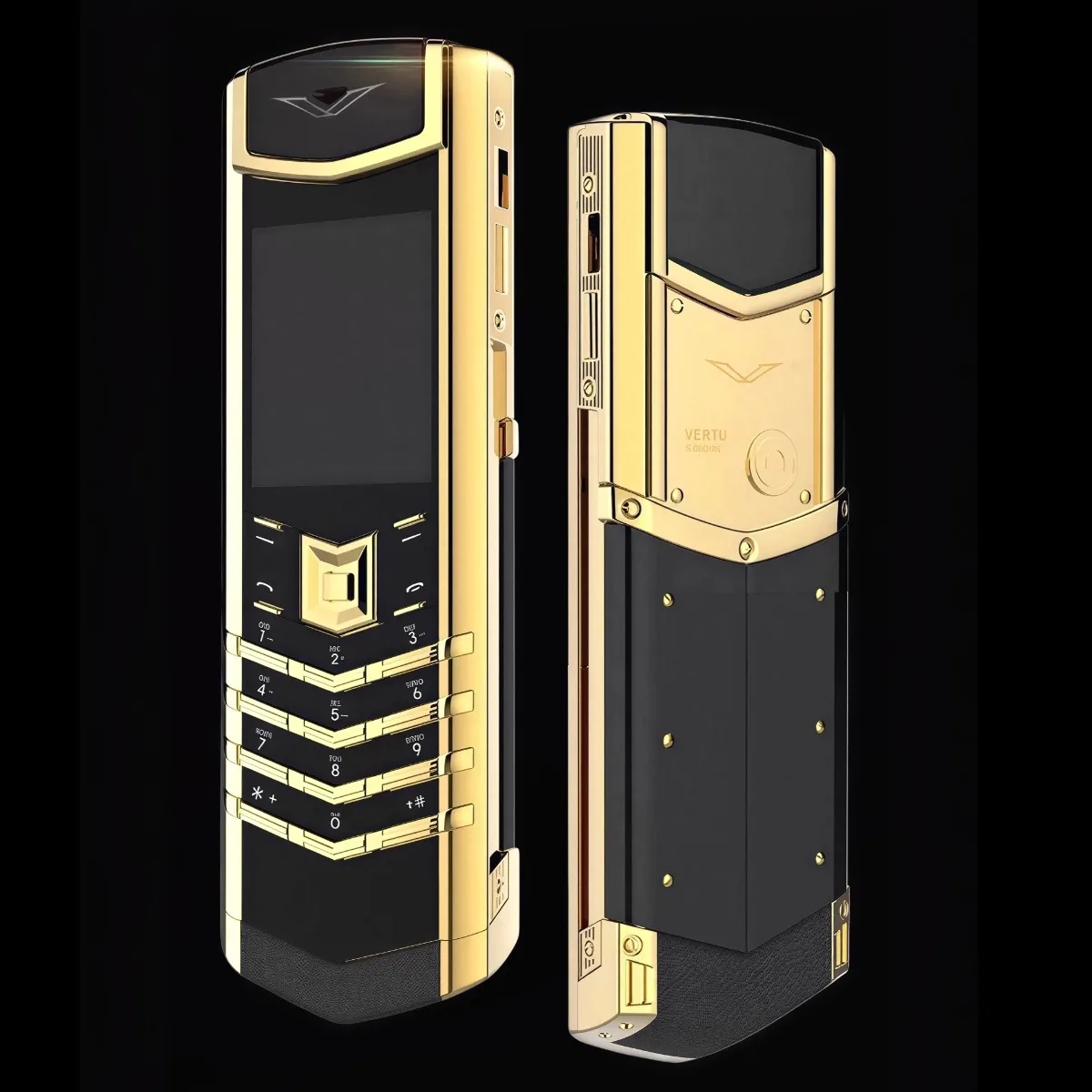 Classic Signature Handmade Cellphone Dual SIM Bluetooth Dialer Ebook Elegant Metal Luxury Feature Senior Mobile Phone 2G